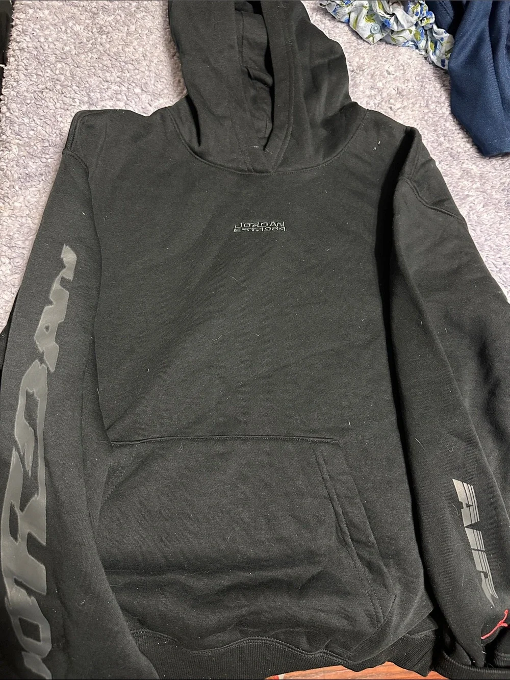 Men's Jordan Black Pullover Hoodie